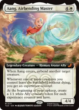 [171]【EN】■拡張アート■気の技の達人、アン/Aang, Airbending Master【TLE】[M][白]