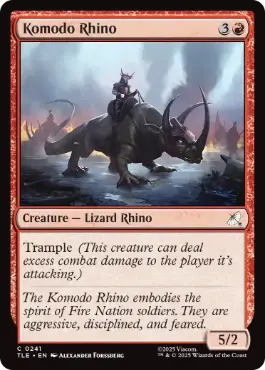 [241]【EN】コモドサイ/Komodo Rhino【TLE】[C][赤]