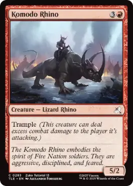 [283]【EN】コモドサイ/Komodo Rhino【TLE】[C][赤]