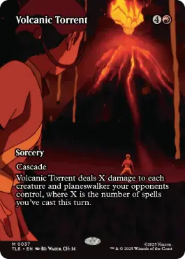 [037]【EN】■ボーダーレス■火山の奔流/Volcanic Torrent【TLE】[M][赤]