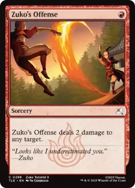 [288]【EN】ズーコの攻勢/Zuko's Offense【TLE】[C][赤]