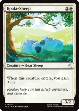 [080]【EN】【FOIL】コアラヒツジ/Koala-Sheep【TLE】[C][白]