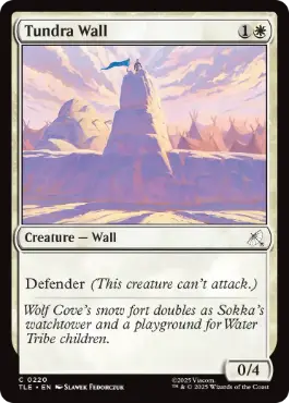 [220]【EN】【FOIL】ツンドラの壁/Tundra Wall【TLE】[C][白]