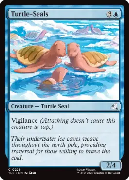 [226]【EN】【FOIL】セイウチガメ/Turtle-Seals【TLE】[C][青]