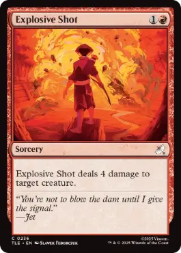 [236]【EN】【FOIL】爆発の一射/Explosive Shot【TLE】[C][赤]