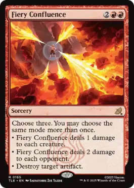 [165]【EN】【FOIL】焦熱の合流点/Fiery Confluence【TLE】[R][赤]
