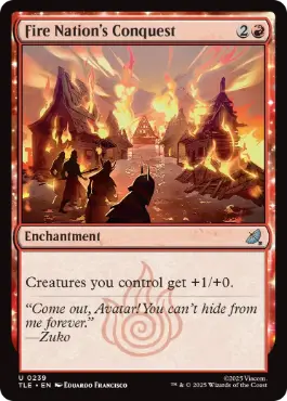 [239]【EN】【FOIL】火の国の征服行/Fire Nation's Conquest【TLE】[U][赤]