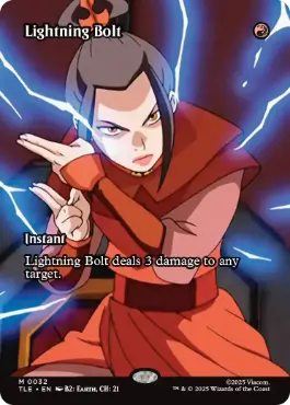 [032]【EN】【FOIL】■ボーダーレス■稲妻/Lightning Bolt【TLE】[M][赤]