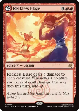 [124]【EN】【FOIL】見境のない猛火/Reckless Blaze【TLE】[R][赤]