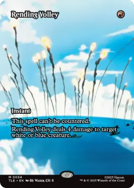 [034]【EN】【FOIL】■ボーダーレス■引き裂く流弾/Rending Volley【TLE】[M][赤]