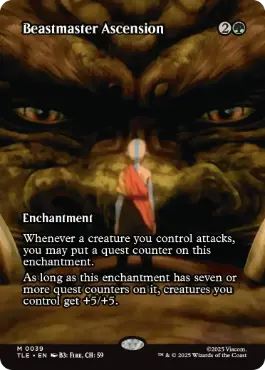 [039]【EN】【FOIL】■ボーダーレス■獣使いの昇天/Beastmaster Ascension【TLE】[M][緑]
