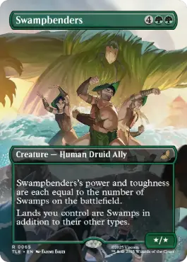 [065]【EN】【FOIL】■ボーダーレス■沼のベンダー/Swampbenders【TLE】[R][緑]