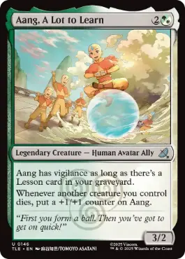 [146]【EN】【FOIL】未熟者、アン/Aang, A Lot to Learn【TLE】[U][多色]