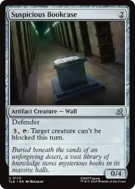[170]【EN】【FOIL】怪しげな書架/Suspicious Bookcase【TLE】[U][茶]