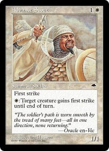 [001]【JP】先発の斥候/Advance Scout【TMP】[C][白]