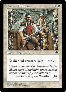 [023]【JP】勇士の決意/Hero's Resolve【TMP】[C][白]