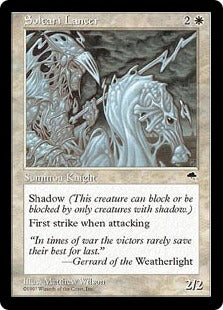 [044]【JP】サルタリーの槍騎兵/Soltari Lancer【TMP】[C][白]