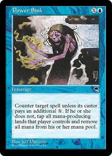 [078]【EN】魔力消沈/Power Sink【TMP】[C][青]