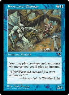 [084]【EN】ルートウォーターのシャーマン/Rootwater Shaman【TMP】[R][青]