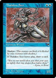 [094]【JP】サラカスの予見者/Thalakos Seer【TMP】[C][青]