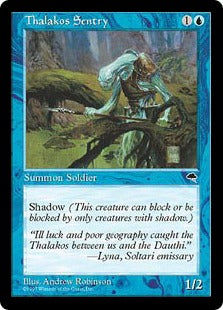 [095]【EN】サラカスの歩哨/Thalakos Sentry【TMP】[C][青]