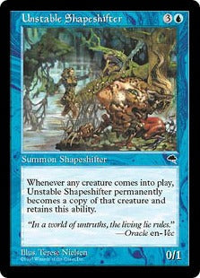 [100]【JP】不定の多相の戦士/Unstable Shapeshifter【TMP】[R][青]