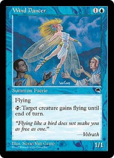 [104]【JP】風の踊り手/Wind Dancer【TMP】[U][青]
