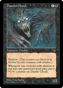 [121]【JP】ダウスィーの食屍鬼/Dauthi Ghoul【TMP】[U][黒]