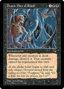 [127]【JP】ラースの死の奈落/Death Pits of Rath【TMP】[R][黒]