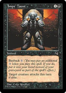 [138]【EN】インプのあざけり/Imps' Taunt【TMP】[U][黒]