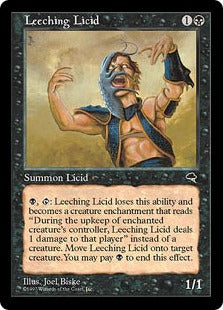 [141]【JP】ヒルの吸血リシド/Leeching Licid【TMP】[U][黒]