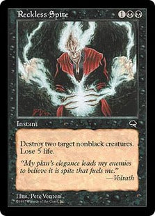 [152]【EN】無謀な悪意/Reckless Spite【TMP】[U][黒]