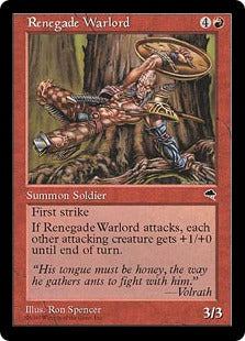 [197]【EN】背教の大将軍/Renegade Warlord【TMP】[U][赤]