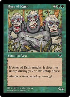 [214]【EN】ラースの猿人/Apes of Rath【TMP】[U][緑]