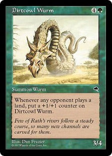 [221]【EN】泥衣のワーム/Dirtcowl Wurm【TMP】[R][緑]