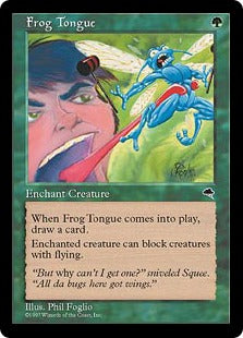 [228]【EN】蛙の舌/Frog Tongue【TMP】[C][緑]