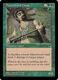 [232]【JP】ハートウッドの巨人/Heartwood Giant【TMP】[R][緑]