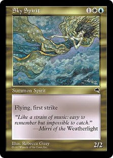 [271]【EN】空のスピリット/Sky Spirit【TMP】[U][多色]