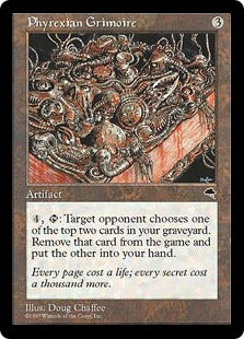 [301]【JP】ファイレクシアの呪文集/Phyrexian Grimoire【TMP】[R][茶]
