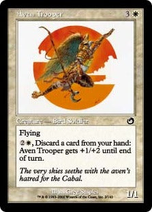 [002]【EN】【FOIL】エイヴンの強兵/Aven Trooper【TOR】[C][白]