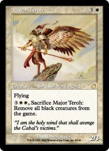 [008]【EN】ティーロ大隊長/Major Teroh【TOR】[R][白]