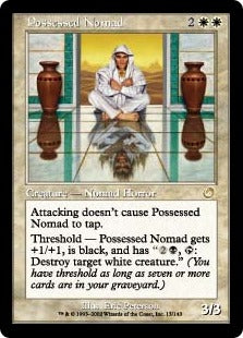 [013]【JP】【FOIL】取り憑かれた遊牧の民/Possessed Nomad【TOR】[R][白]