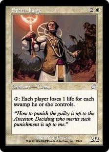 [016]【JP】【FOIL】厳格な裁き人/Stern Judge【TOR】[U][白]