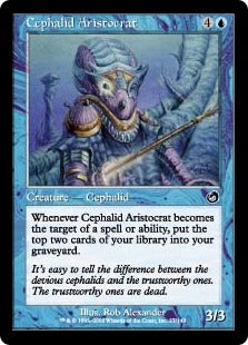 [027]【JP】【FOIL】セファリッドの貴族/Cephalid Aristocrat【TOR】[C][青]