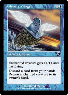 [038]【JP】【FOIL】かそけき翼/Ghostly Wings【TOR】[C][青]