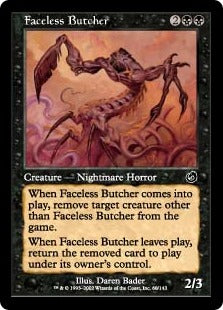 [060]【EN】【FOIL】顔なしの解体者/Faceless Butcher【TOR】[C][黒]