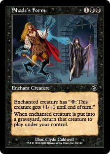 [081]【EN】【FOIL】影の形態/Shade's Form【TOR】[C][黒]