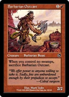 [092]【JP】蛮族ののけ者/Barbarian Outcast【TOR】[C][赤]