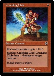 [093]【JP】【FOIL】はじけるこん棒/Crackling Club【TOR】[C][赤]