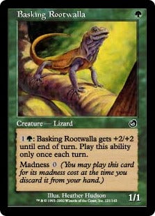 [121]【JP】日を浴びるルートワラ/Basking Rootwalla【TOR】[C][緑]
